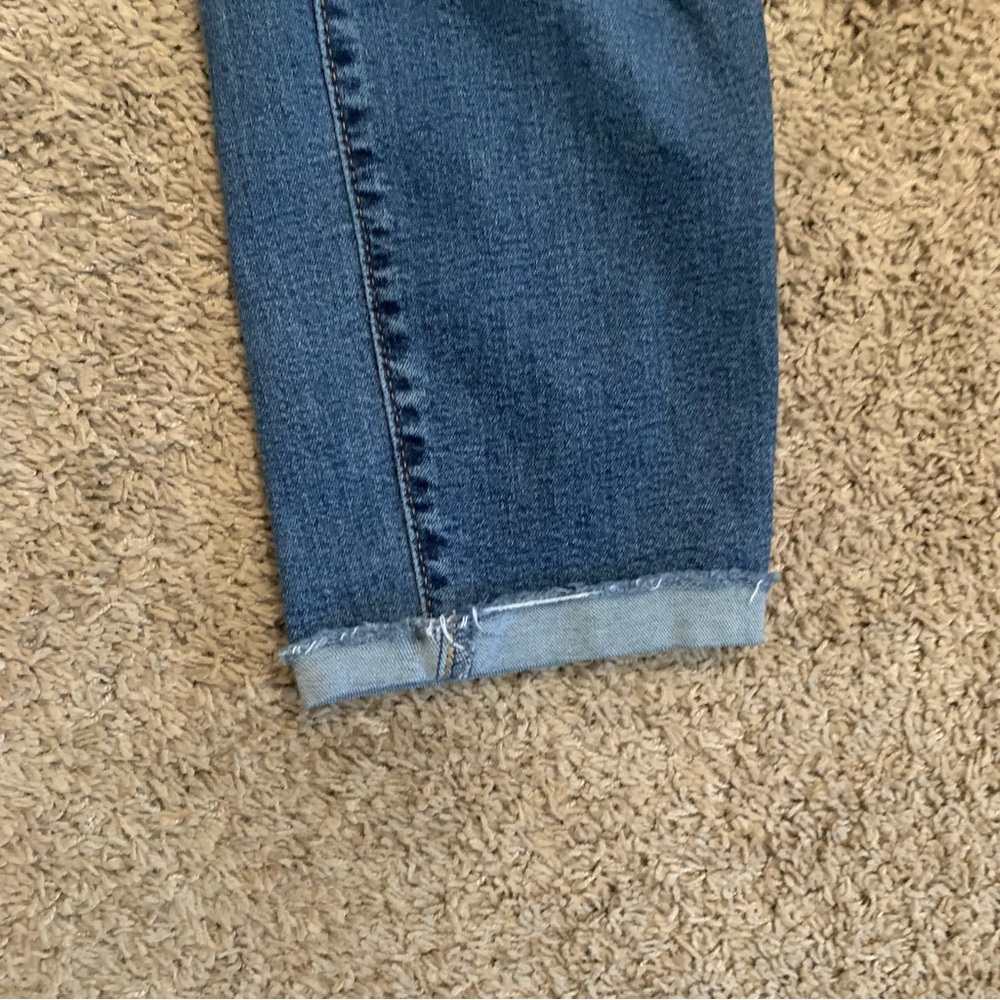 Denizen from Levi’s Mid-Rise Boyfriend Distressed Cuffed Jeans 12 W31 - Picture 6 of 11